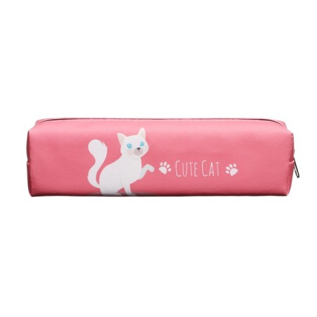 School Penal "Cat" on lightning, pink-2