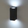Bra WL38 BK, GU10, 2x35W, black, 16x6.8x7.8 cm