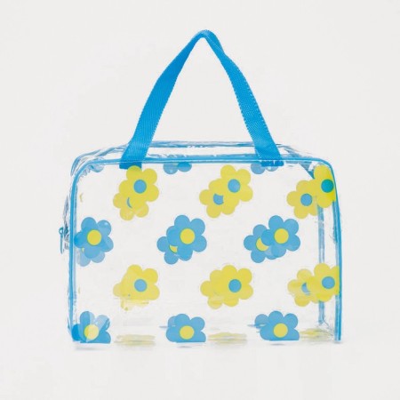 Lightning cosmetic bag, blue color-1