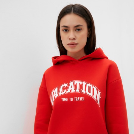 Female Hoods with the Ober Mist Cozy Style, Red, Size 42-3