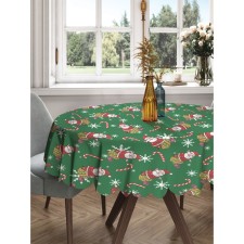 The tablecloth “Santa Klaus in a dream”, round, Saten, d = 150 cm