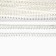 White braid with festons 1.1 cm winding 50 meters