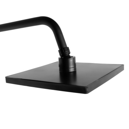 The shower system Zein Z3861, mixer, tropical and hand watering can, shelf, brass, black-9