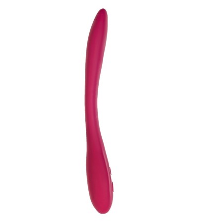 Multifunctional vibrator L’Eroina Caberna, 20 cm, silicone, burgundy color-14