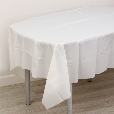 Tablecloth 137x182 cm, white color-1