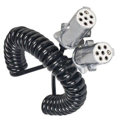 AIRLINE trailer cable, 24V, type-S 7 contacts 4.5 m, metal-2