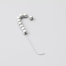 Needle for beadwork metal 13x3 cm