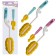 A set of spunes for washing bottles and nipples, 2 pcs, color mix