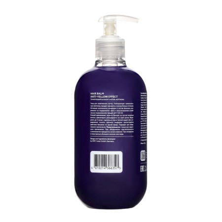 Hair balm "Metodologia" toning against yellowness, 520 ml-1