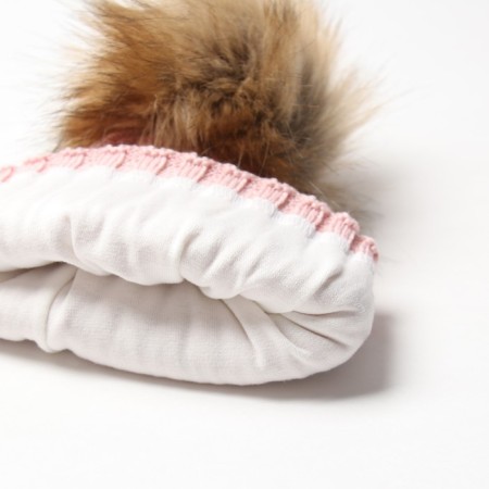 Children's hat minku rr 46-48, pink color-1
