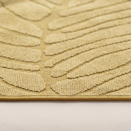 A set of mats for the bathtub "Orta", size 50x60 cm, 60x100 cm, mustard color-1