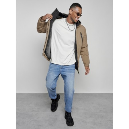 Sports male winter, size 58, beige color-13