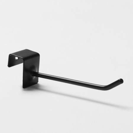 Hook for economy panels, d = 4 mm, l = 10 cm, black matte color-1