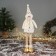 Soft toy "Snowman Stars" (59x21 cm extended legs) 40x21 cm, golden white