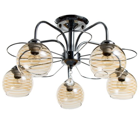 Causia "Angria" 5he27 40W chrome 59x59x30 cm Bayerlux