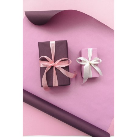 Satin tape, 20 mm × 23 ± 1 m, pale pink color No. 147-2