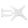 Kromax Atlantis-40 bracket, for TV, inclined and dwelling, 22-65 ", 60-523 mm from the wall, white