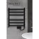 Electric towel Indigo Oktava Slim 3, 600x500 mm, hidden installation, black