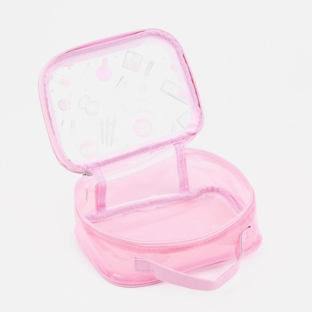 Lightning cosmetic bag, pink color-2