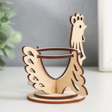 Easter stand "Chicken" 9.5x8.5x8.3 cm (set of 5 parts)-3