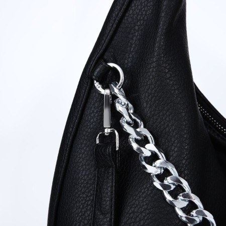 Load bag with lightning, external pocket, black color-4