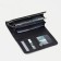 Women's wallet on a magnet, black color