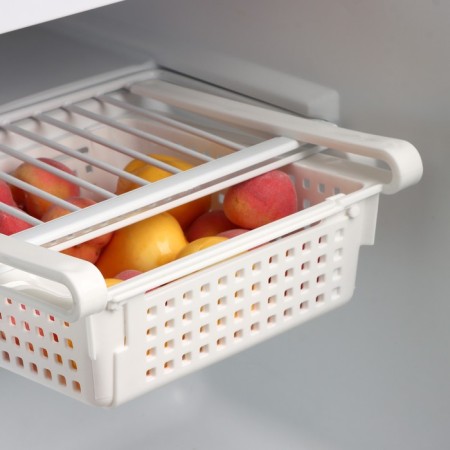 Organizer for the refrigerator of the sliding "loft", 19.7 × 20 × 7.7 cm, white color-2