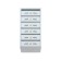 Mailing box multi -sectional, 6 sections, with the back wall, gray, Mix door