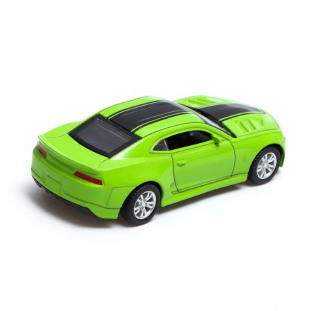 Metal machine "Race", inertial, scale 1:43, green color-2