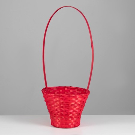 Wicker basket, bamboo, d23xh17/53cm