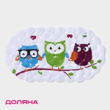 The rug anti -slip into the bathtub on the suction cups of the Dolyan 
