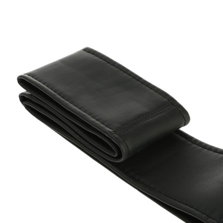 Sewing, eco-leather, black, thread, needle, size 2xl, 42-44 cm,-2