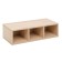 Open hinged cabinet "Quadro", 200x308x720, oak sonoma/Nubuk Milk