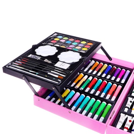 Set for drawing a girl pink-10