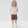 Blouse for Minaku girl, white color, height 128 cm