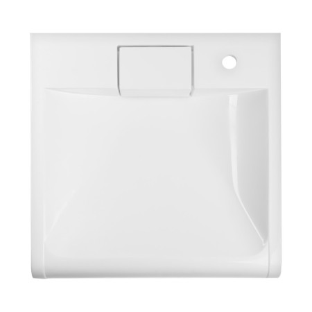Sink Zein Aurora V56D1, on the washing machine, 600x600x105 mm, brackets