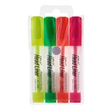 A set of markers-texture, 4 colors, mowed tips, 5 mm