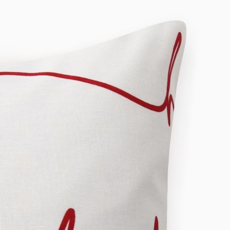 New Year. Pillow Pillowcase "Ethel" Christmas letter 50x70-2 pcs, calico, 100% hl-1