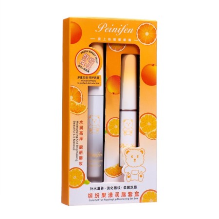 Lip Set "Orange": Balm and Lip oil