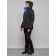 Ski jacket female, size 46, black color