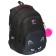 Youth backpack, 42 ​​x 31 x 13 cm, ergonomic back, stavia "cat muzzle", black