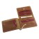 Z-907-40 purse with a clamp Z-933, brown light. Pulap - 40
