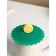Lid - Silicone shade "Lemon" D = 11 cm, green color