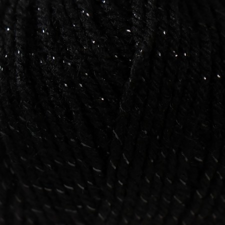 Yarn "Festive" 48% Kashmilon (pan), 48% acrylic, 4% metered 160m/50g (003 black)-2