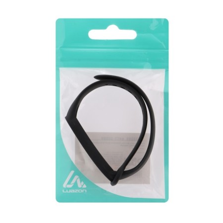 Mi Band 5/6 Luazon fitness bracelet strap, silicone, black-3