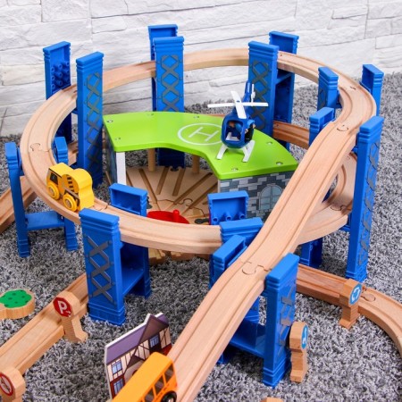 Railway, 98 parts, 120 × 70 cm-4