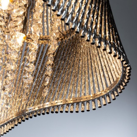 Incanto chandelier, 9x40W G9, chrome-2