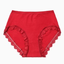 Women's panties, red color, size 56-58