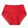 Women's panties, red color, size 56-58