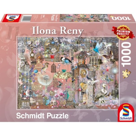 Puzzle "I. Reni. Pink beauty ", 1000 elements